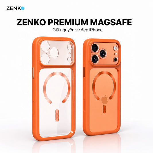 Ốp Zenko Premium MagSafe – Ring Stand