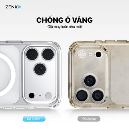 Ốp Zenko Premium MagSafe – Clear