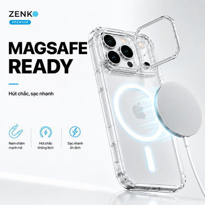 Ốp Zenko Premium MagSafe – Camera Protect