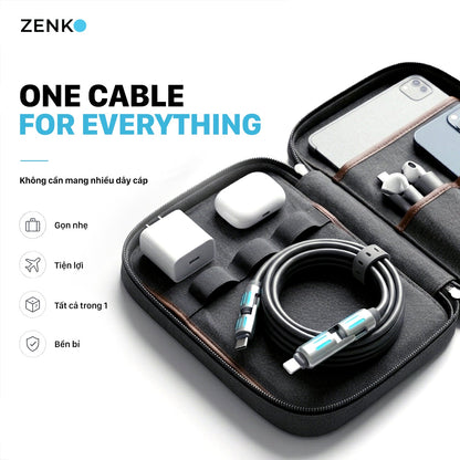 Cáp sạc nhanh 4 in 1 Zenko Premium