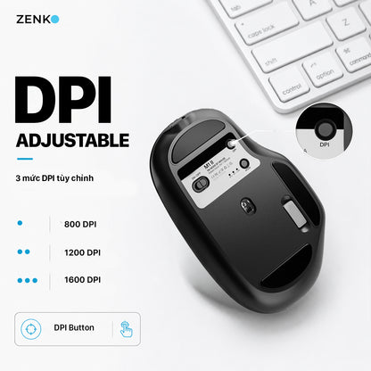 Chuột không dây Zenko Pro Silent ZKM1
