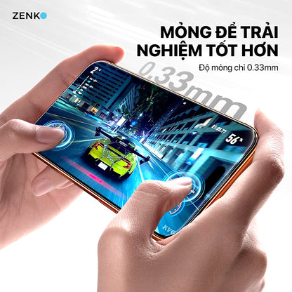 Kính cường lực siêu cứng Zenko Premium - 2 miếng