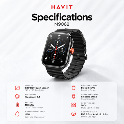 Đồng hô thông minh Havit Smart Watch M9068