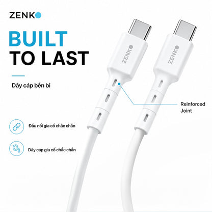 Bộ sạc cáp 20W Type-C to Type-C Zenko Standard - ZK892