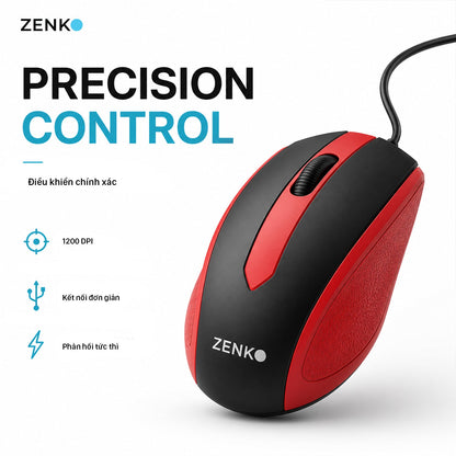 Chuột có dây Zenko Basic ZK88