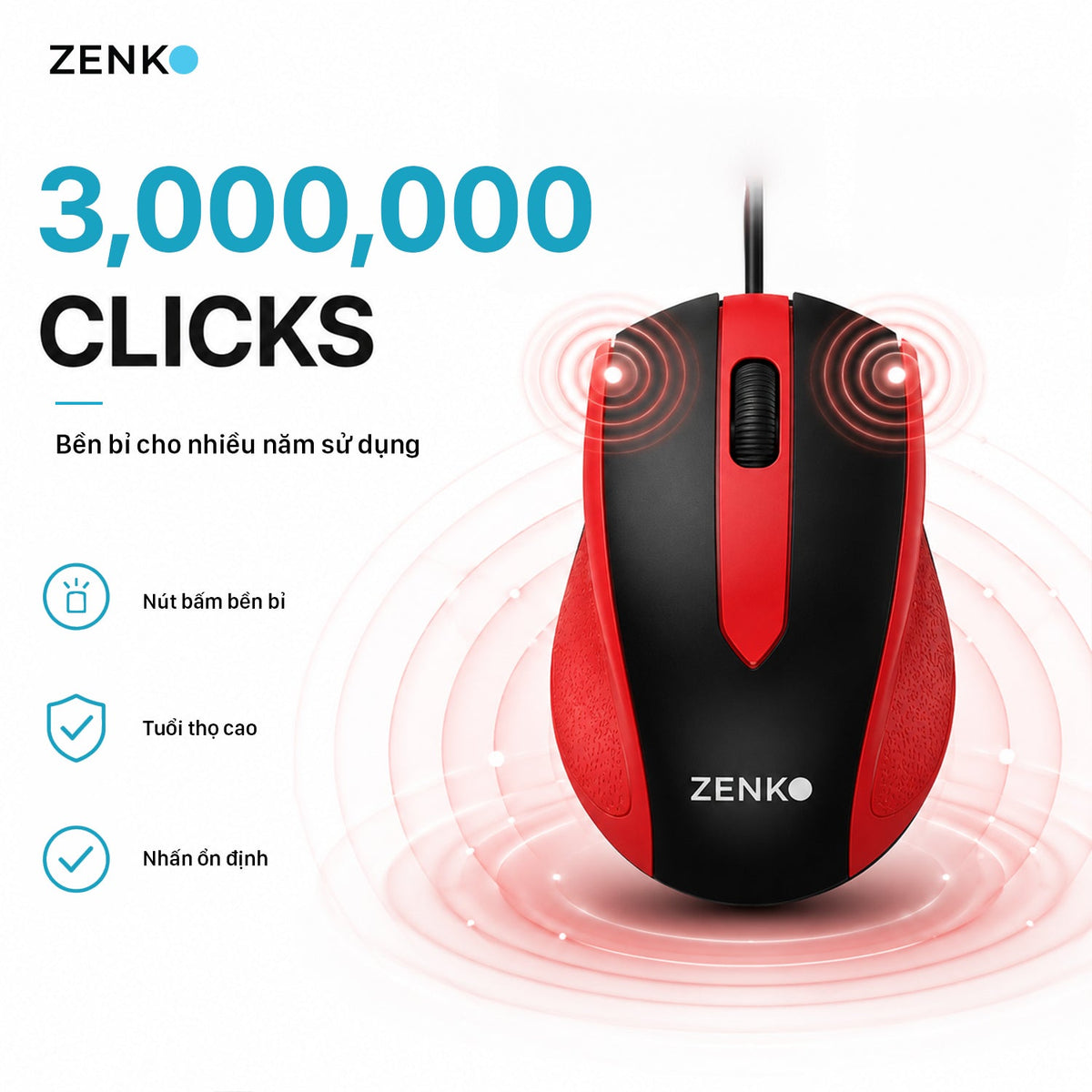 Chuột có dây Zenko Basic ZK88