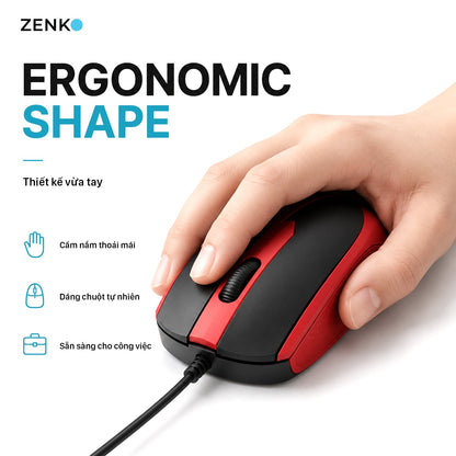 Chuột có dây Zenko Basic ZK88