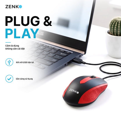 Chuột có dây Zenko Basic ZK88