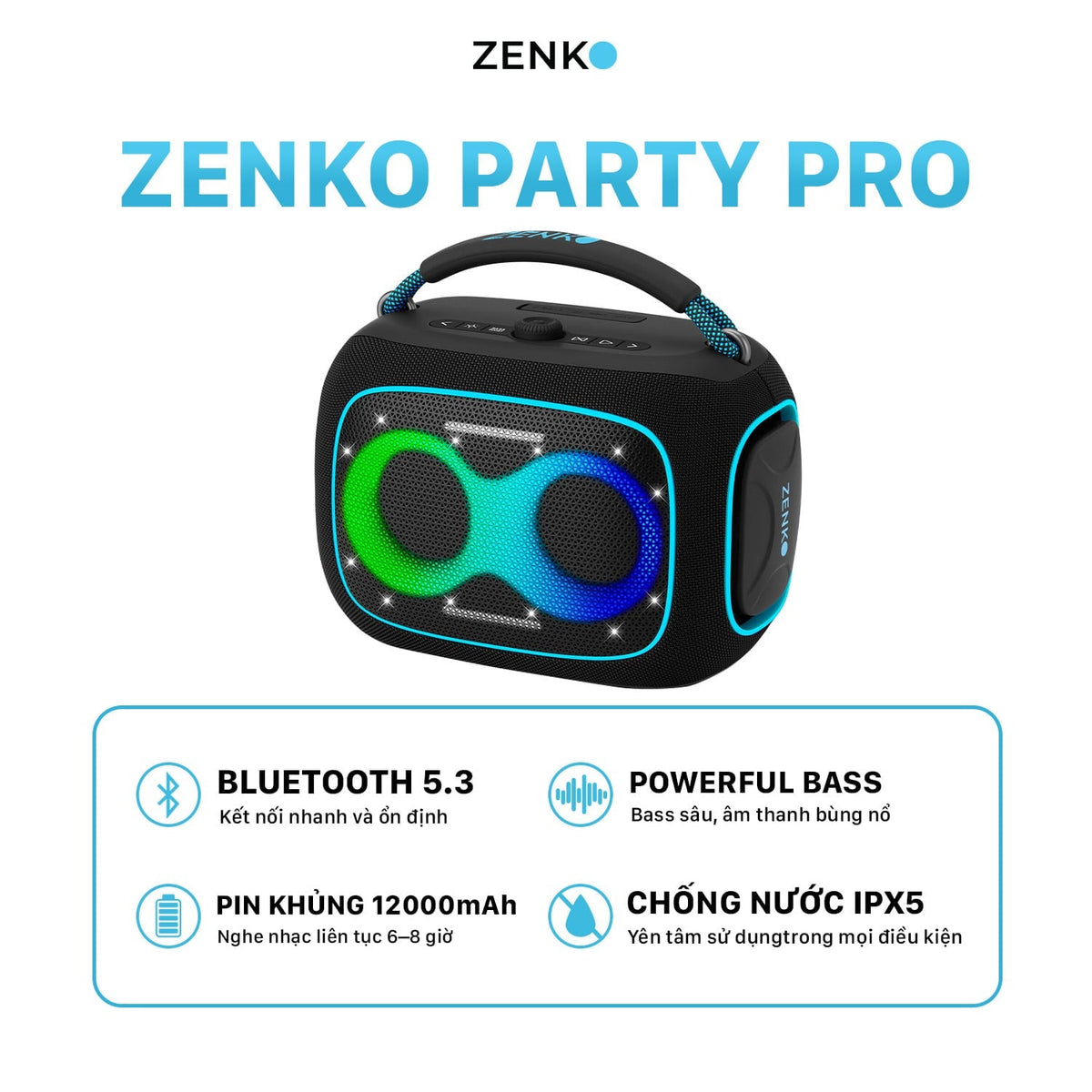 Loa bluetooth Zenko Party Pro